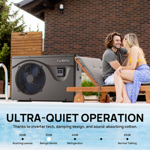 (Open Box) Beluga B50V/B75V Inverter Swimming Pool Heat Pump