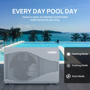 Beluga Inverter Swimming Pool Heat Pump, 33K/50K/58K/75K BTU
