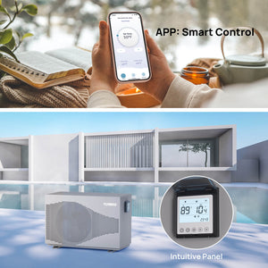 Beluga Inverter Swimming Pool Heat Pump, 33K/50K/58K/75K BTU