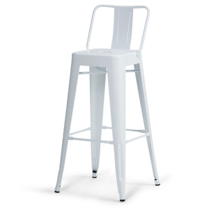 Rayne - Curved Back Metal Stool (Set of 2) by Couch.com