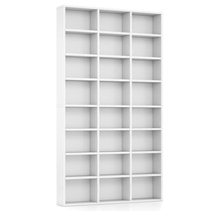 70 Inch Tall Bookshelf 24 Cube Storage Organizer with Adjustable Shelves