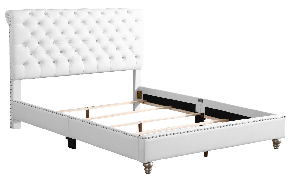 Elegant Transitional Upholstered Bed by Couch.com