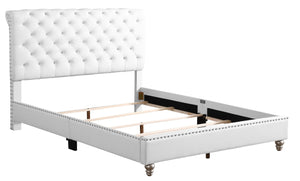 Elegant Transitional Upholstered Bed by Couch.com