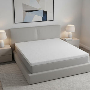 2" White Gel Memory Foam Full Double Mattress Topper