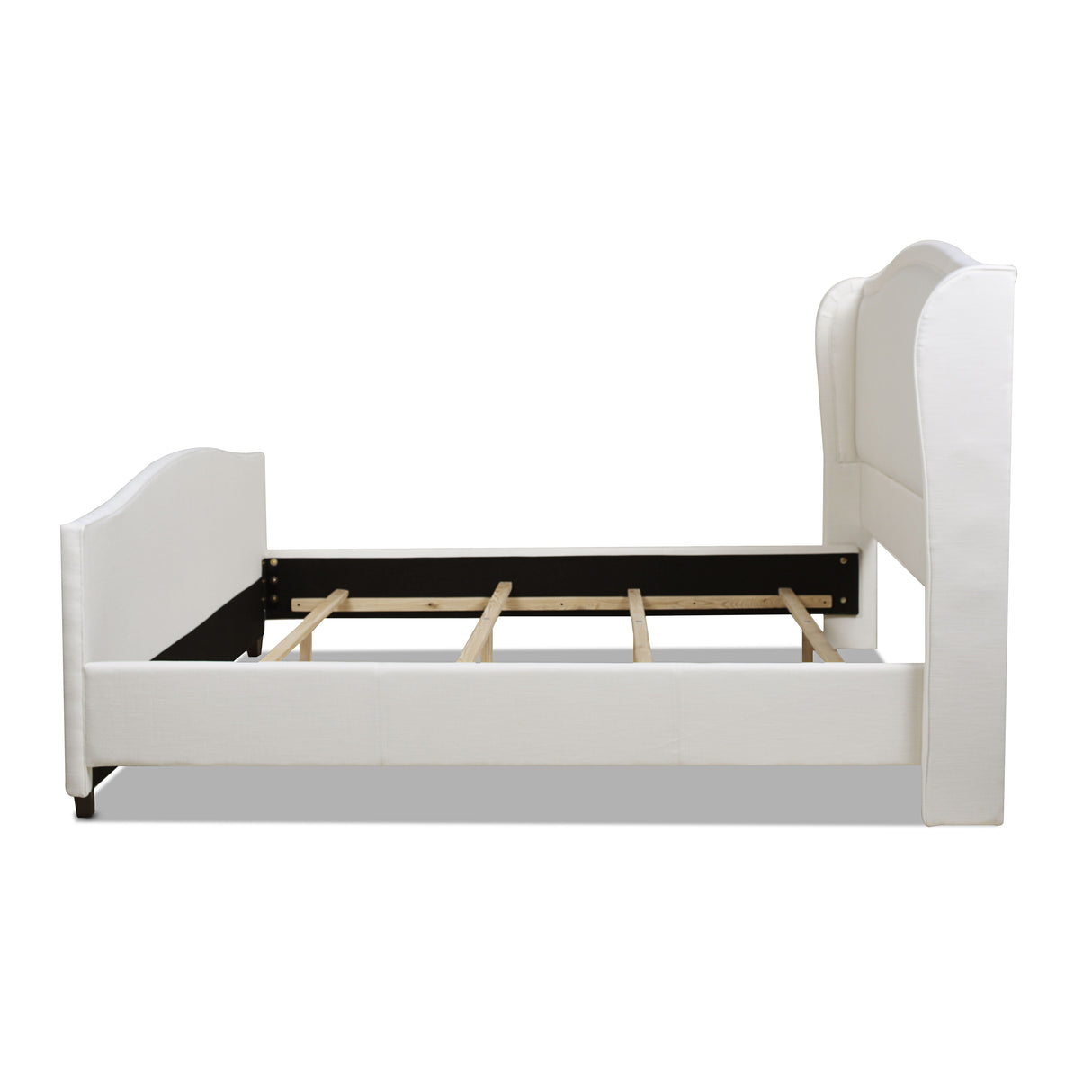 Carmen - Upholstered Wingback Panel Bed Frame by Couch.com