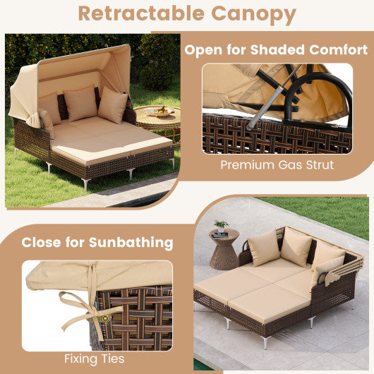 100 Gallon Large Deck Box with Lockable Lid for Patio-Black and Brown