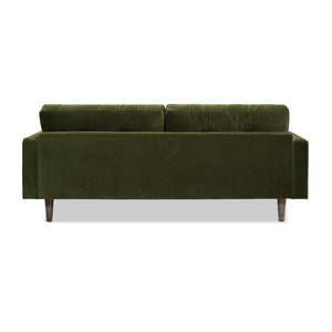 Nicholas - Mid-Century Modern Sofa - Olive Green by Couch.com