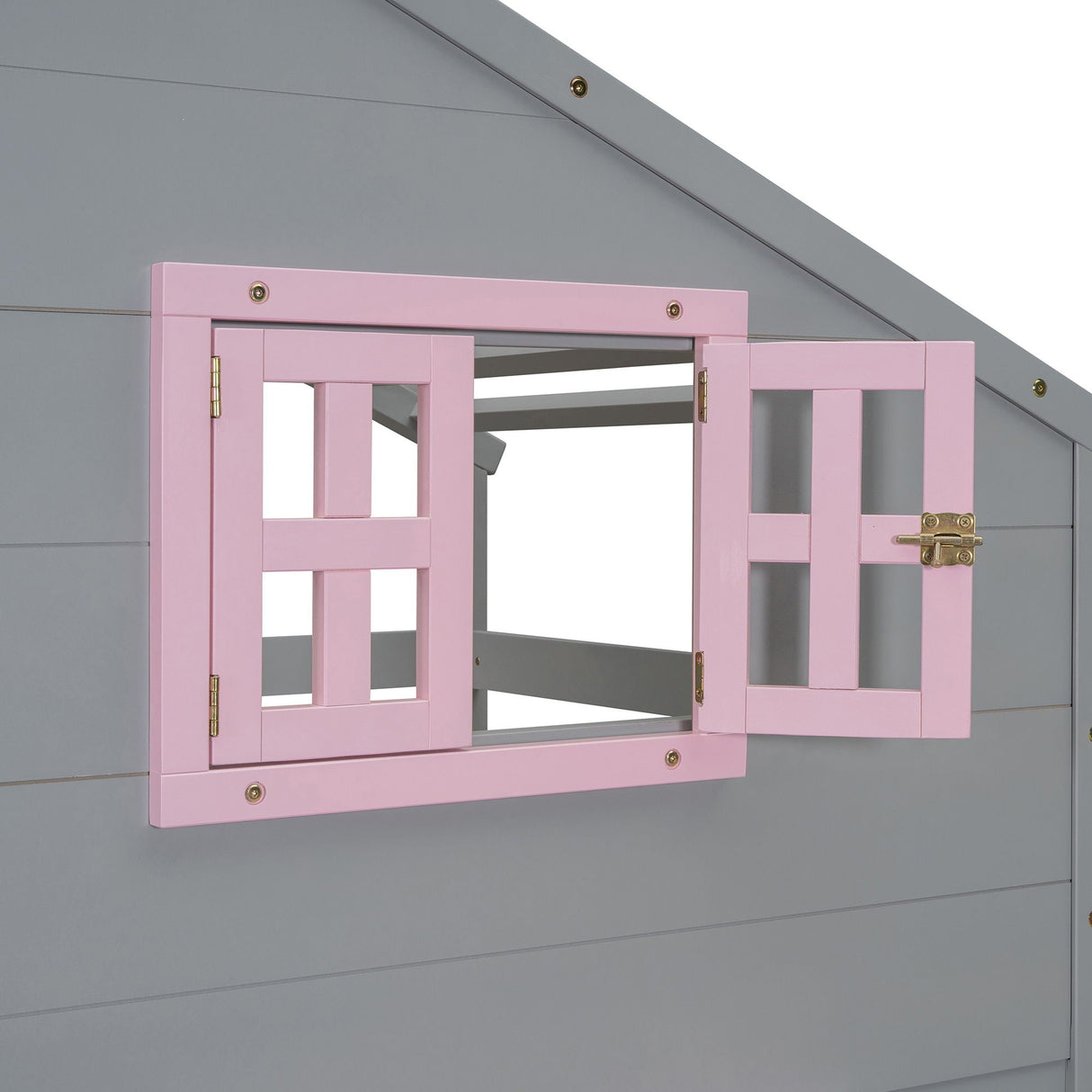 Bunk Bed With Playhouse Roof And Window by Couch.com