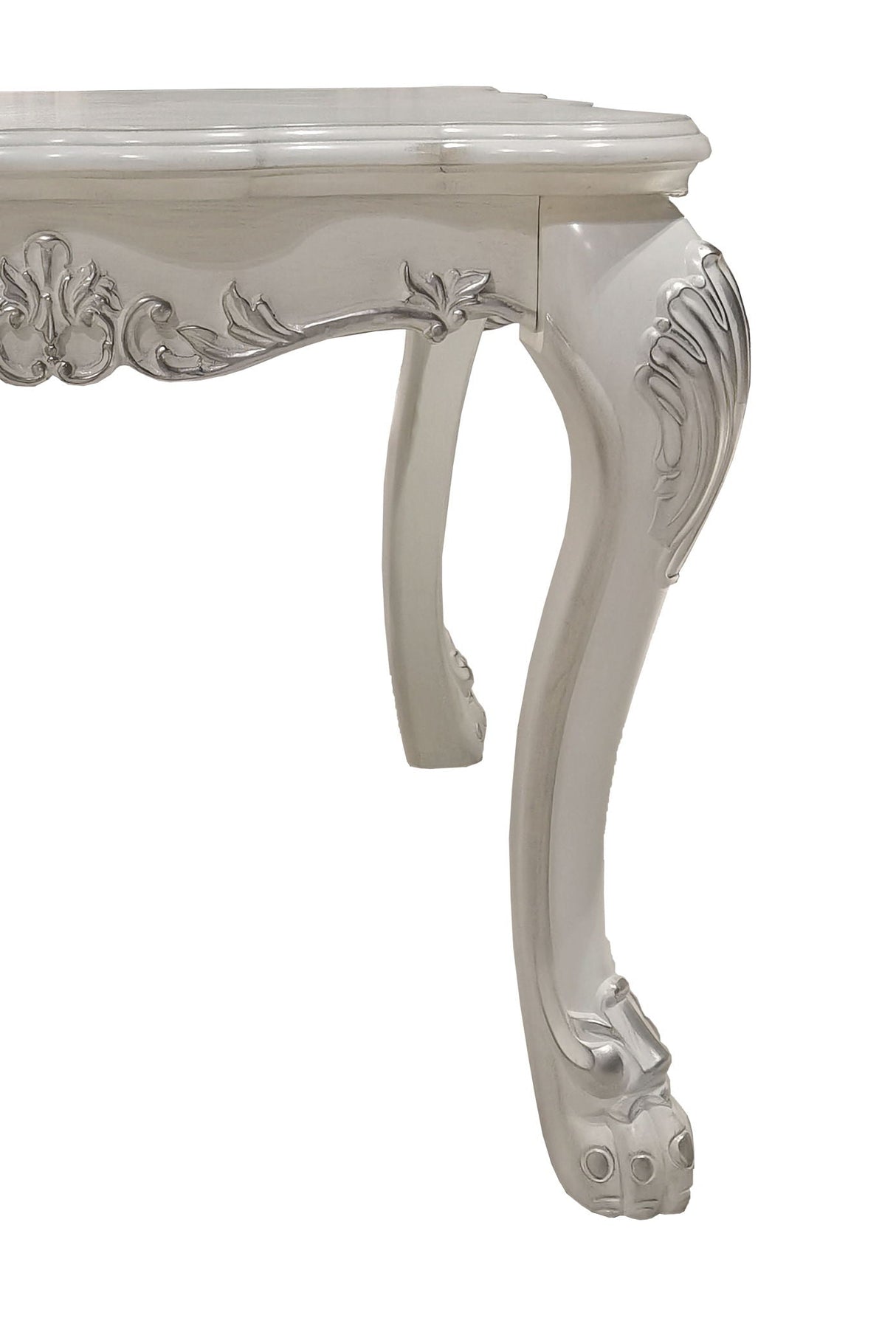 Dresden End Table Bone White