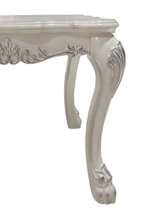 Dresden End Table Bone White