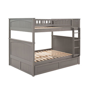 Bunk Bed With Twin Size Trundle, Guardrails by Couch.com