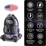 Prolux CTX ELITE Water Filtration Bagless Canister Vacuum Cleaner w/ Prolux Storm Shampooer Kit by Prolux Cleaners