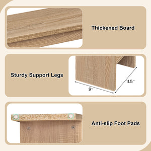 71 Inches Long Console Table with Storage for Hallway-Natural