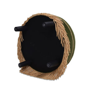 Yolanda - Round Upholstered Accent Ottoman by Couch.com