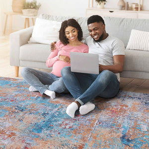 Maval - Stunning Area Rug, Washable by Couch.com