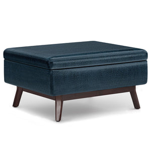 Owen - Upholstered Rectangular Storage Ottoman by Couch.com
