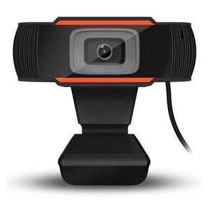720p HD Webcam with Mic Rotatable PC Desktop Web Camera Cam Mini Computer WebCamera Cam Video Recording Work Video Calling and Recording For Camera Desktop OR Laptop Gaming Conferencing & Working