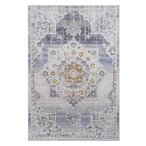 Payas - 6' X 9' Medallion Area Rug - Cream / Gold