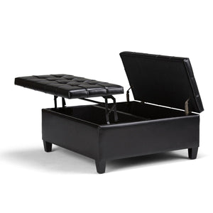 Harrison - Large Coffee Table Storage Ottoman by Couch.com