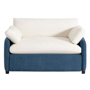 Oversized Single Sofa Chair Wide And Deep Seat, Modern Upholstered Comfy Blocking Couch Lounge With Pillows by Couch.com