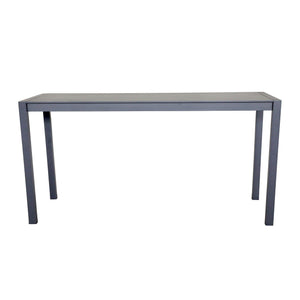 Premium Aluminum Rectangular Bar Table - Pewter by Couch.com
