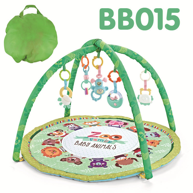 Children's Fitness Rack Game Round Blanket Crawling Floor Mat Toys