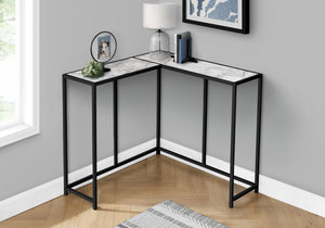 Corner Accent Console Table For Entryway, Unique L-Shaped Design by Couch.com