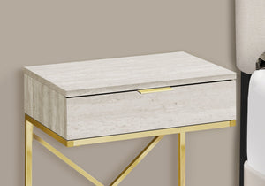 Accent Side Table, Storage Drawer, Spacious Tabletop, Contemporary & Modern by Couch.com