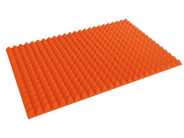 3 Inch Acoustic Foam Pyramid Style Panels - 13 Color Options