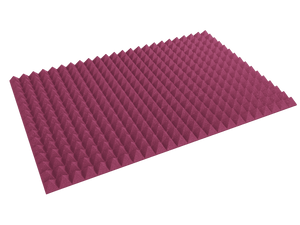 3 Inch Acoustic Foam Pyramid Style Panels - 13 Color Options