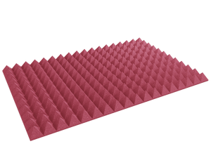 4 Inch Acoustic Foam Pyramid Style Panels - 13 Color Options