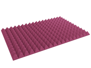 4 Inch Acoustic Foam Pyramid Style Panels - 13 Color Options