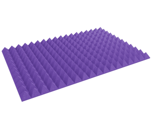 4 Inch Acoustic Foam Pyramid Style Panels - 13 Color Options