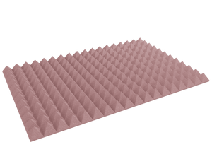 4 Inch Acoustic Foam Pyramid Style Panels - 13 Color Options