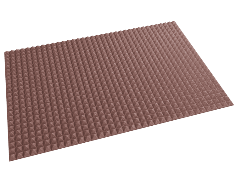 2 Inch Acoustic Foam Pyramid Style Panels - 13 Color Options