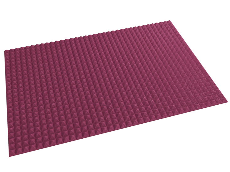 2 Inch Acoustic Foam Pyramid Style Panels - 13 Color Options