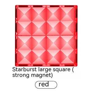 Color Window Asterism Magnetic Building Blocks Assembly