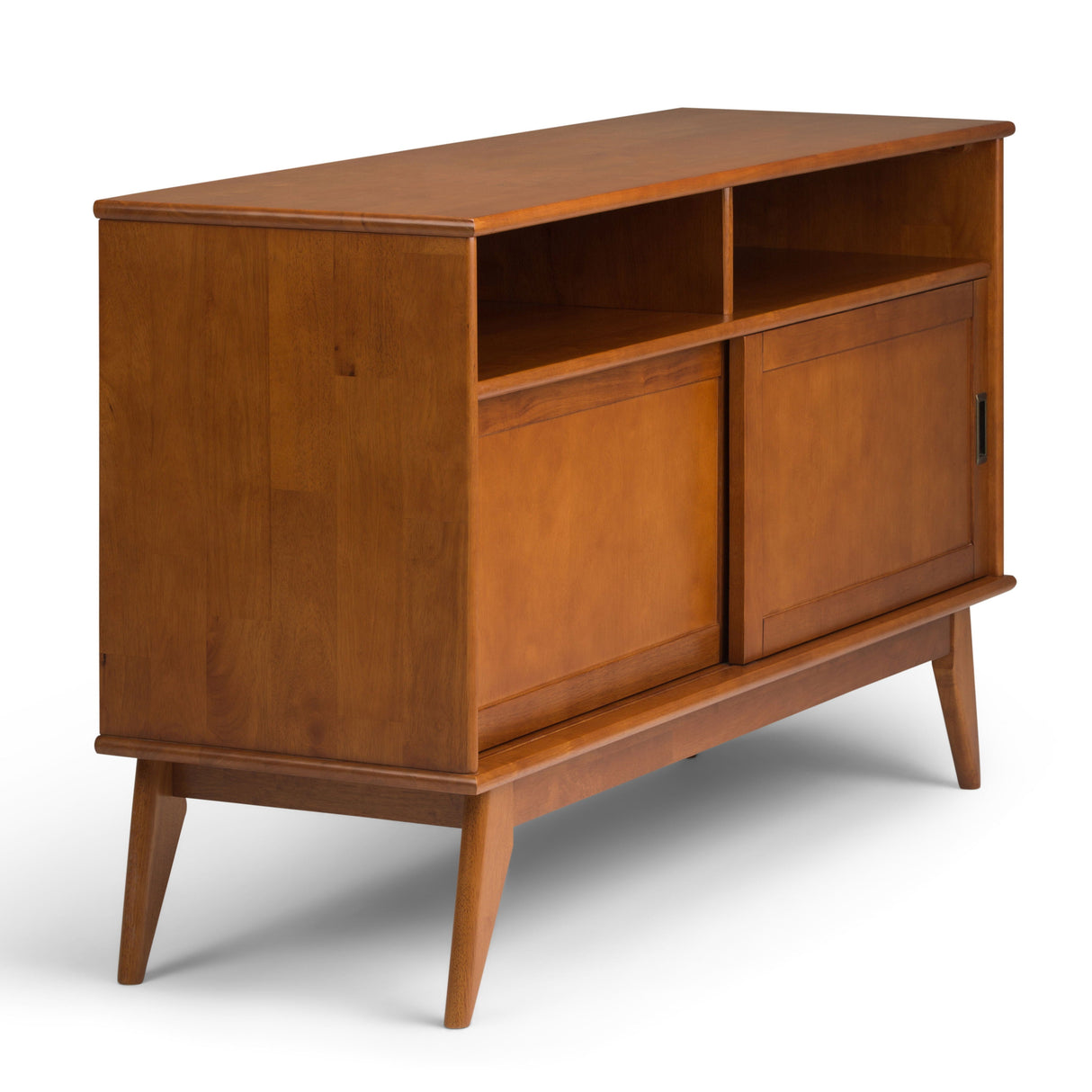Draper - Handcrafted Mid Century Low TV Media Stand by Couch.com