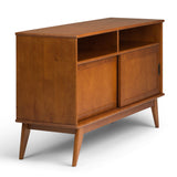 Draper - Handcrafted Mid Century Low TV Media Stand by Couch.com