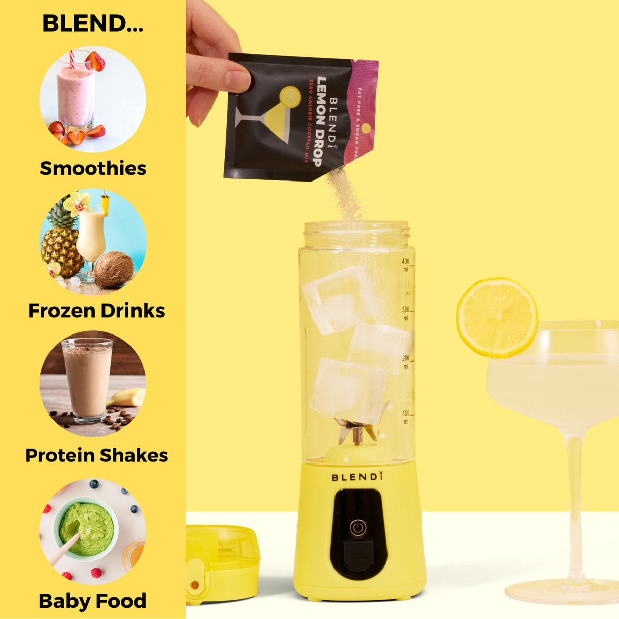 Pro+ Ice Crushing Portable Blender (17oz)
