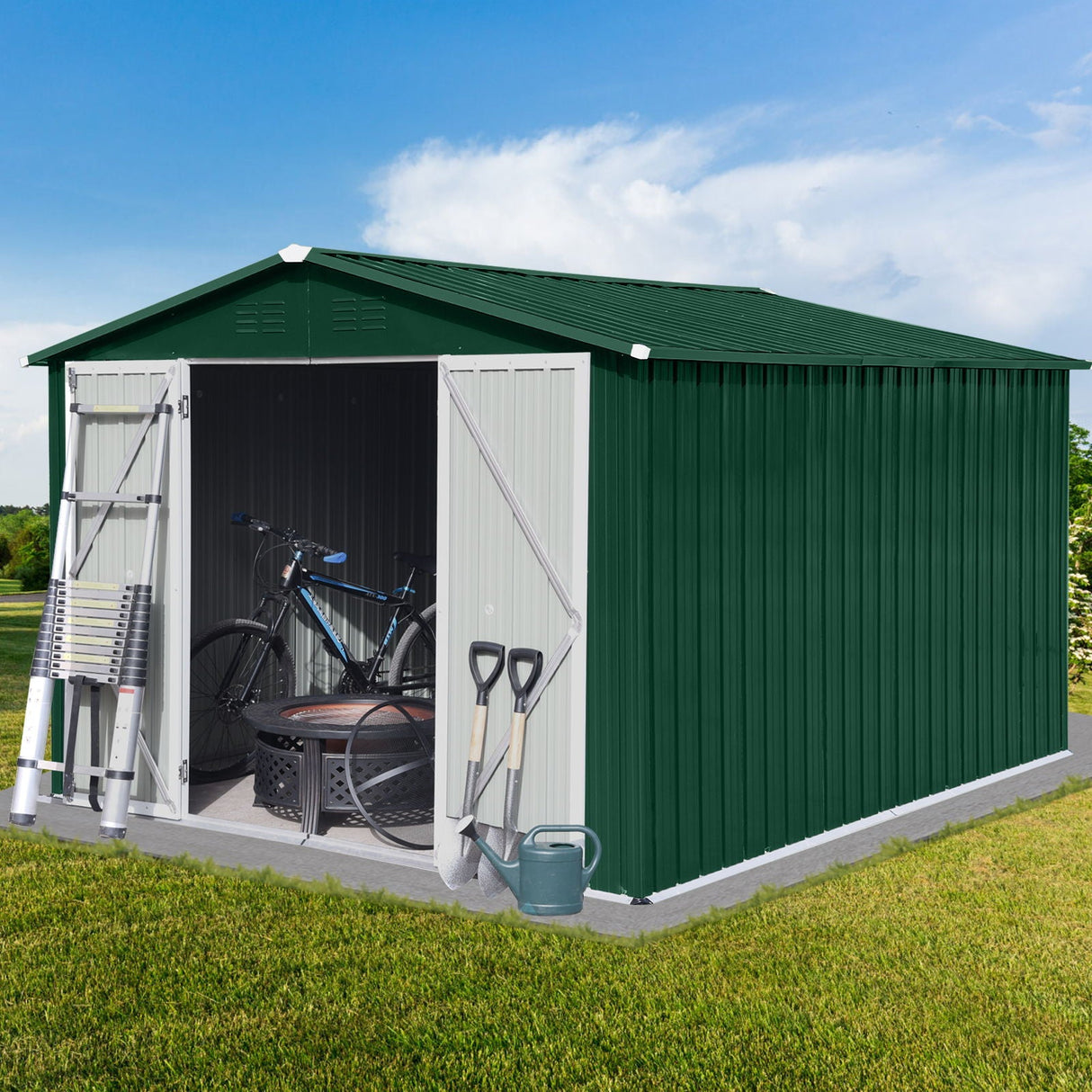 10' x 8' Garden Sheds Outdoor Storage Sheds by Couch.com