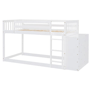 Bunk Bed With 4 Drawers And 3 Shelves by Couch.com