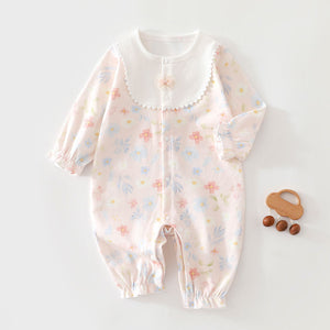 Class A Pure Cotton Baby Romper Spring Autumn Boneless Long-Sleeve Crawling Suit Baby Onesie