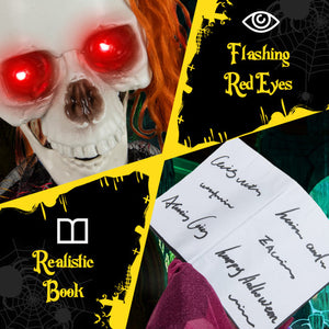 Halloween Animatronic Standing Groom 7.2 FT Haunted House Decoration