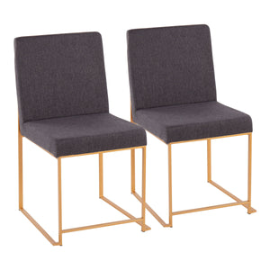 Fuji - Contemporary Stylish Frame, High Back Dining Chair (Set of 2) by Couch.com