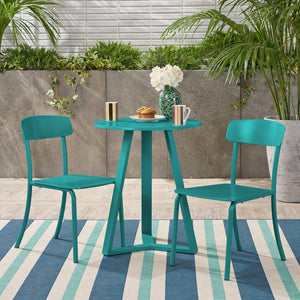 Samos - Bistro Set - Teal by Couch.com
