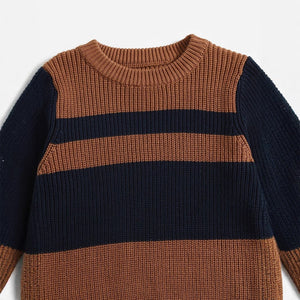 Boys' Chunky Knit Sweater - Soft & Warm Cable Knit Pullover For Toddler & Kids - Comfortable Winter Wear For Boys