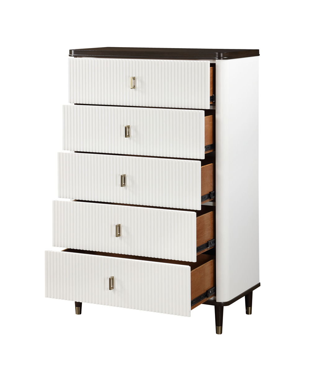 Carena - Chest - White / Walnut by Couch.com