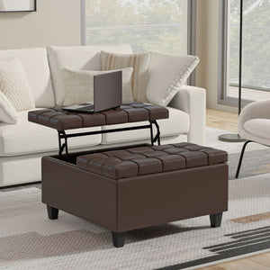 Harrison - Large Coffee Table Storage Ottoman by Couch.com