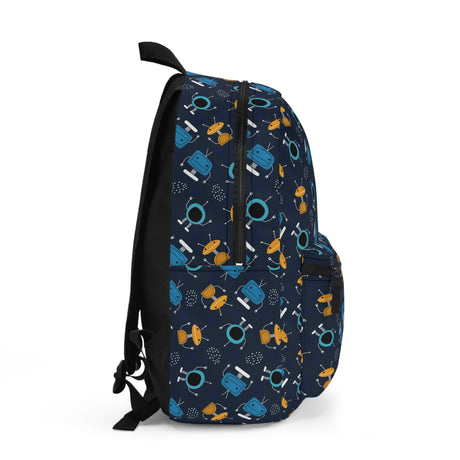 Kids Robot Navy Backpack